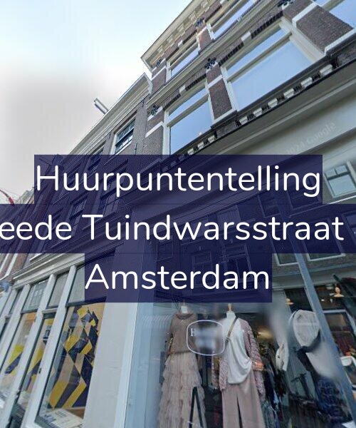 Foto gevel Huurpuntentelling voor Tweede Tuindwarsstraat 4-1, Amsterdam