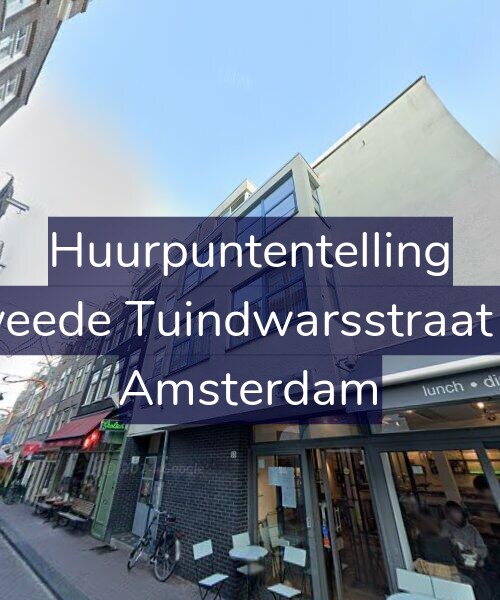 Foto gevel Huurpuntentelling voor Tweede Tuindwarsstraat 49, Amsterdam