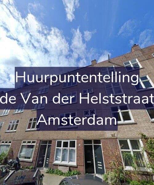 Foto gevel Huurpuntentelling voor Tweede Van der Helststraat 50-1, Amsterdam