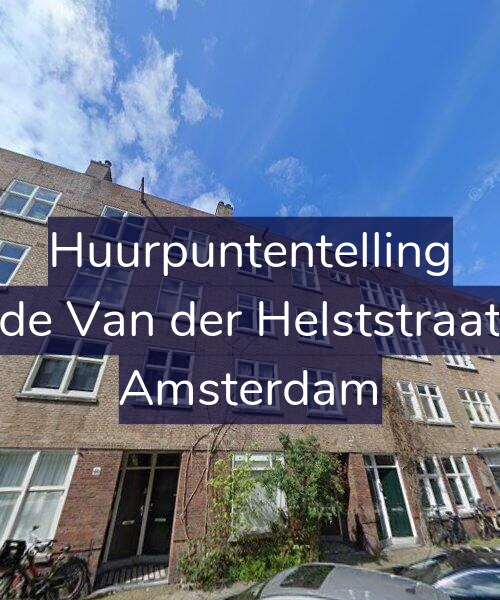 Foto gevel Huurpuntentelling voor Tweede Van der Helststraat 44-2, Amsterdam