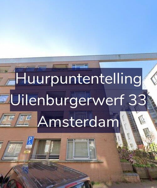 Foto gevel Huurpuntentelling voor Uilenburgerwerf 33, Amsterdam