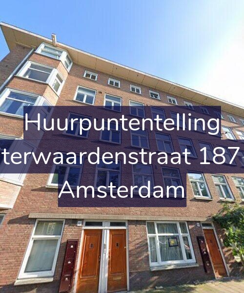 Foto gevel Huurpuntentelling voor Uiterwaardenstraat 187-2, Amsterdam