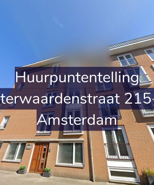 Foto gevel Huurpuntentelling voor Uiterwaardenstraat 215-B, Amsterdam