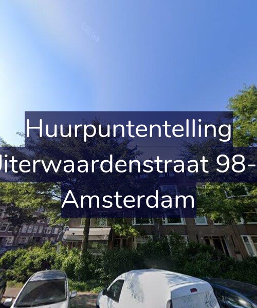 Foto gevel Huurpuntentelling voor Uiterwaardenstraat 98-1, Amsterdam