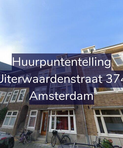 Foto gevel Huurpuntentelling voor Uiterwaardenstraat 374, Amsterdam