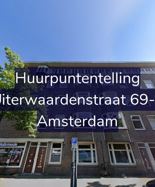Foto gevel Huurpuntentelling voor Uiterwaardenstraat 69-1, Amsterdam