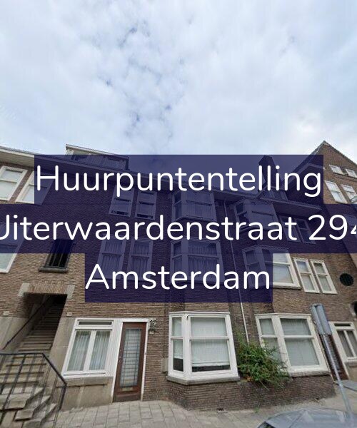 Foto gevel Huurpuntentelling voor Uiterwaardenstraat 294, Amsterdam