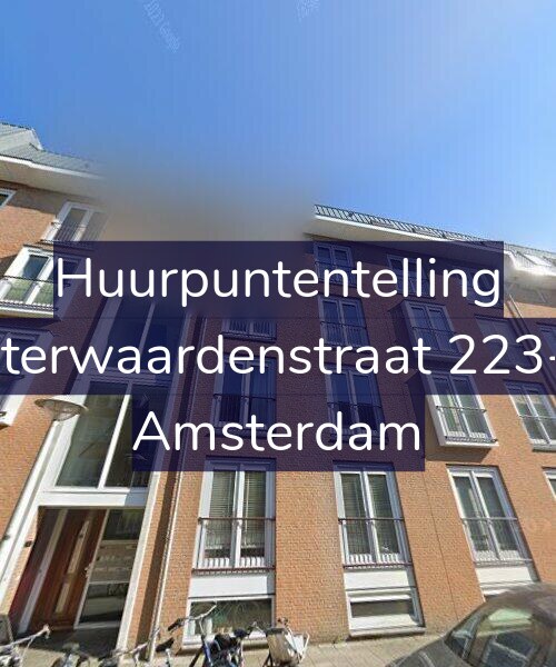 Foto gevel Huurpuntentelling voor Uiterwaardenstraat 223-A, Amsterdam
