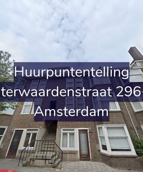 Foto gevel Huurpuntentelling voor Uiterwaardenstraat 296-1, Amsterdam