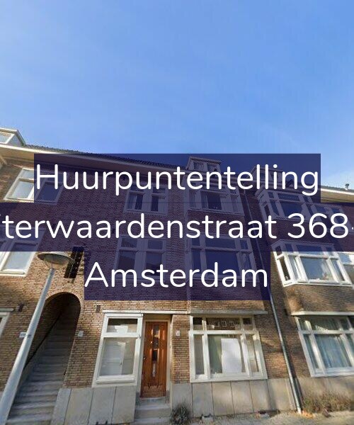 Foto gevel Huurpuntentelling voor Uiterwaardenstraat 368-3, Amsterdam