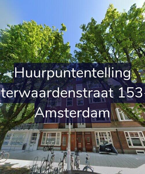 Foto gevel Huurpuntentelling voor Uiterwaardenstraat 153-3, Amsterdam