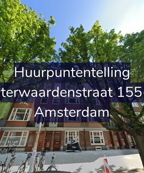 Foto gevel Huurpuntentelling voor Uiterwaardenstraat 155-1, Amsterdam