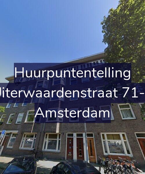 Foto gevel Huurpuntentelling voor Uiterwaardenstraat 71-2, Amsterdam