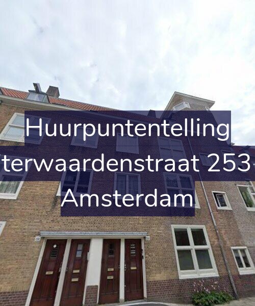 Foto gevel Huurpuntentelling voor Uiterwaardenstraat 253-1, Amsterdam