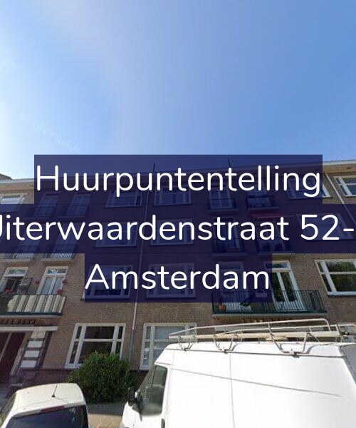 Foto gevel Huurpuntentelling voor Uiterwaardenstraat 52-2, Amsterdam