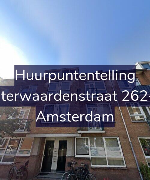 Foto gevel Huurpuntentelling voor Uiterwaardenstraat 262-2, Amsterdam