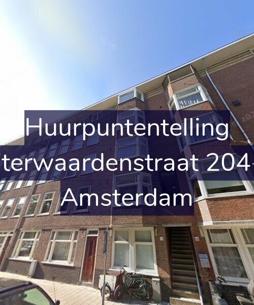 Foto gevel Huurpuntentelling voor Uiterwaardenstraat 204-2, Amsterdam