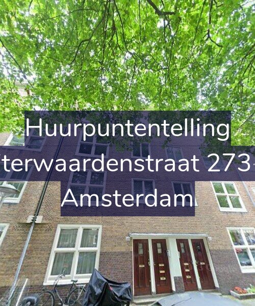 Foto gevel Huurpuntentelling voor Uiterwaardenstraat 273-1, Amsterdam
