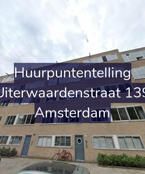 Foto gevel Huurpuntentelling voor Uiterwaardenstraat 139, Amsterdam