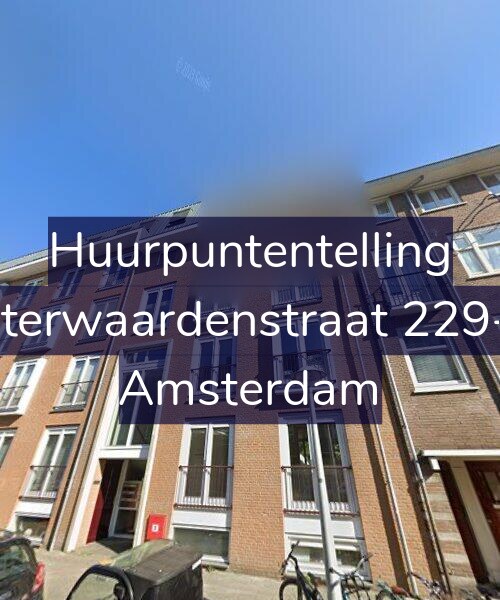 Foto gevel Huurpuntentelling voor Uiterwaardenstraat 229-A, Amsterdam