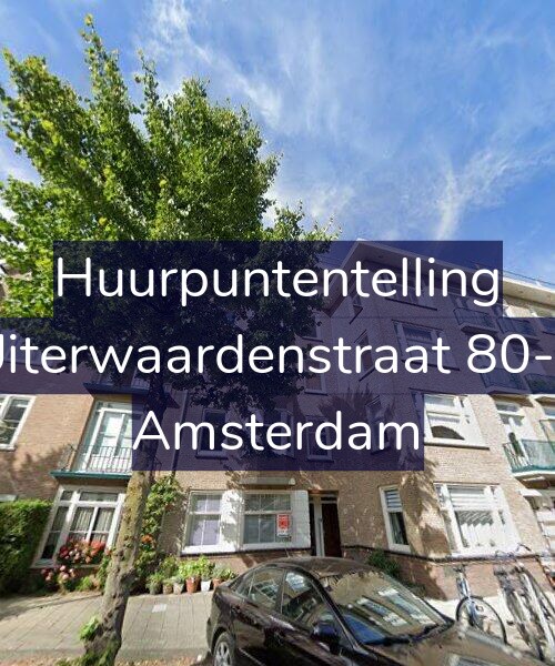 Foto gevel Huurpuntentelling voor Uiterwaardenstraat 80-1, Amsterdam