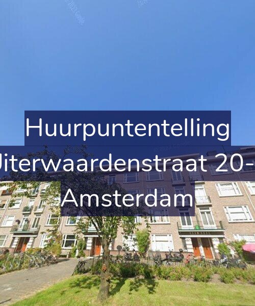 Foto gevel Huurpuntentelling voor Uiterwaardenstraat 20-3, Amsterdam