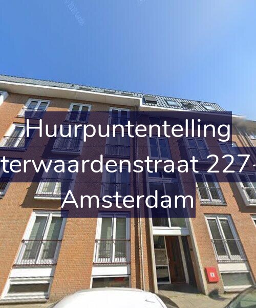 Foto gevel Huurpuntentelling voor Uiterwaardenstraat 227-A, Amsterdam