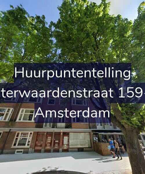 Foto gevel Huurpuntentelling voor Uiterwaardenstraat 159-1, Amsterdam