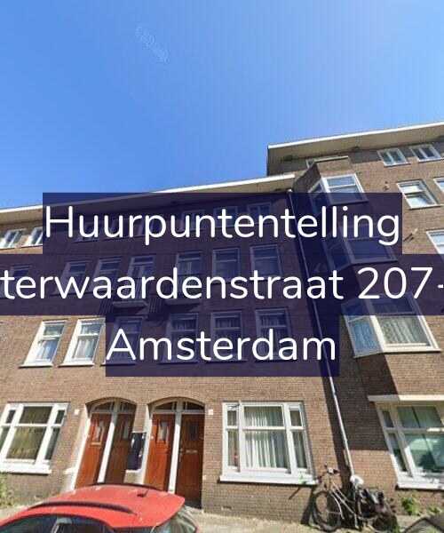 Foto gevel Huurpuntentelling voor Uiterwaardenstraat 207-H, Amsterdam