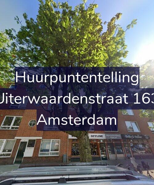Foto gevel Huurpuntentelling voor Uiterwaardenstraat 163, Amsterdam