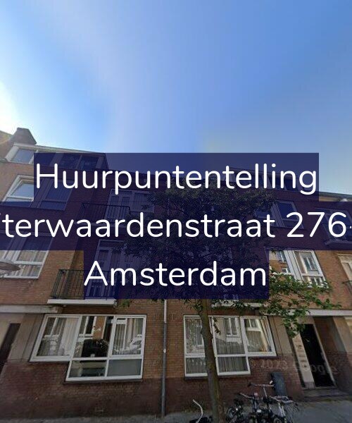Foto gevel Huurpuntentelling voor Uiterwaardenstraat 276-2, Amsterdam