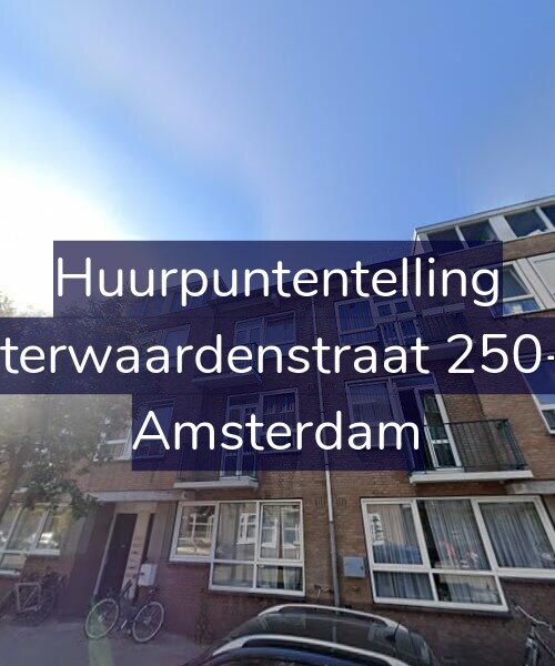 Foto gevel Huurpuntentelling voor Uiterwaardenstraat 250-H, Amsterdam