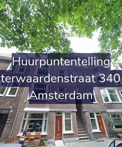Foto gevel Huurpuntentelling voor Uiterwaardenstraat 340-2, Amsterdam