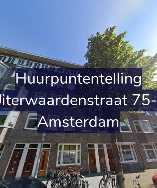 Foto gevel Huurpuntentelling voor Uiterwaardenstraat 75-1, Amsterdam