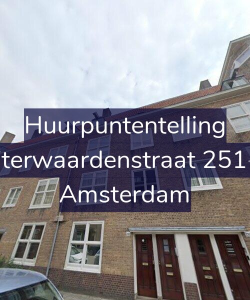 Foto gevel Huurpuntentelling voor Uiterwaardenstraat 251-1, Amsterdam
