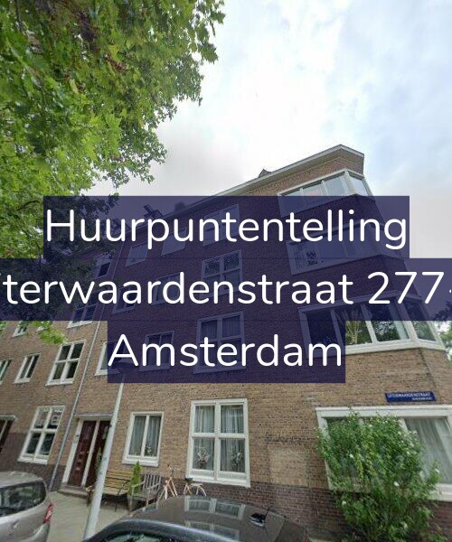 Foto gevel Huurpuntentelling voor Uiterwaardenstraat 277-3, Amsterdam