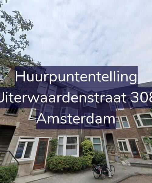 Foto gevel Huurpuntentelling voor Uiterwaardenstraat 308, Amsterdam