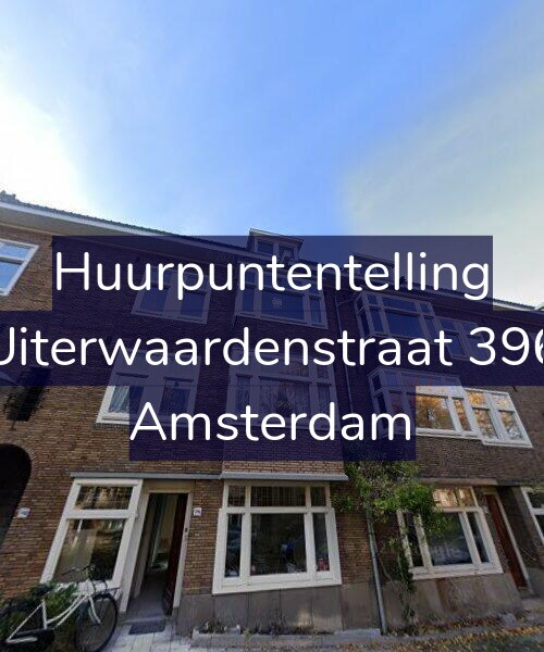 Foto gevel Huurpuntentelling voor Uiterwaardenstraat 396, Amsterdam