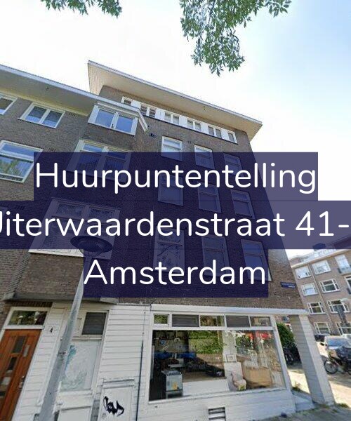 Foto gevel Huurpuntentelling voor Uiterwaardenstraat 41-1, Amsterdam