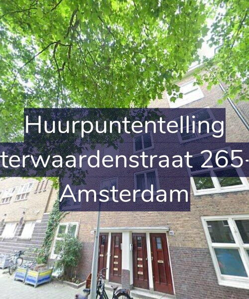 Foto gevel Huurpuntentelling voor Uiterwaardenstraat 265-H, Amsterdam