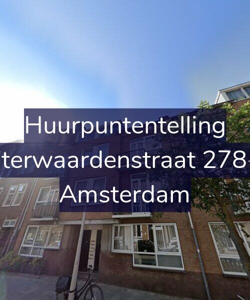 Foto gevel Huurpuntentelling voor Uiterwaardenstraat 278-2, Amsterdam