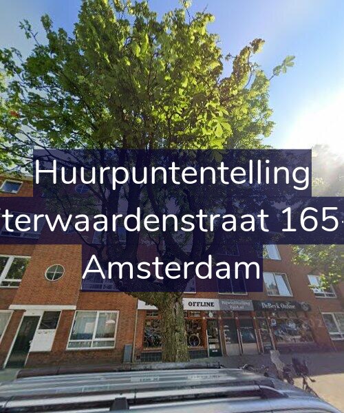 Foto gevel Huurpuntentelling voor Uiterwaardenstraat 165-2, Amsterdam