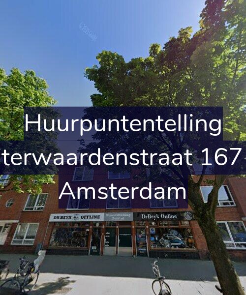 Foto gevel Huurpuntentelling voor Uiterwaardenstraat 167-2, Amsterdam