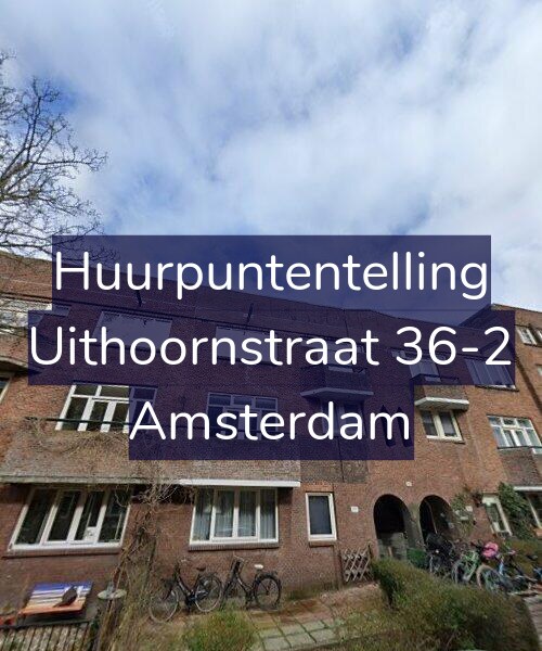 Foto gevel Huurpuntentelling voor Uithoornstraat 36-2, Amsterdam