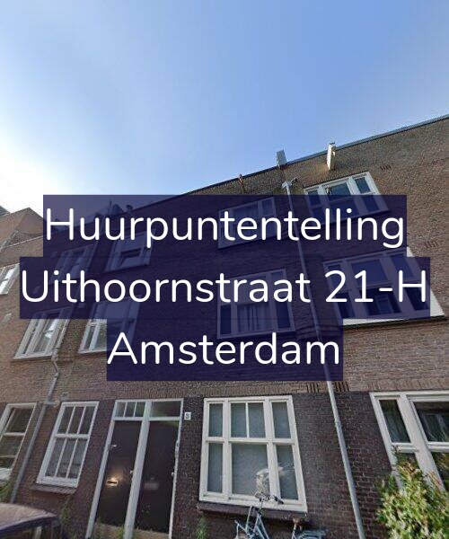 Foto gevel Huurpuntentelling voor Uithoornstraat 21-H, Amsterdam