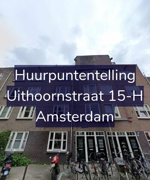 Foto gevel Huurpuntentelling voor Uithoornstraat 15-H, Amsterdam