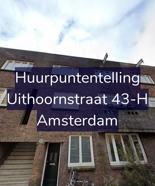 Foto gevel Huurpuntentelling voor Uithoornstraat 43-H, Amsterdam
