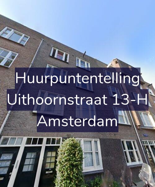 Foto gevel Huurpuntentelling voor Uithoornstraat 13-H, Amsterdam