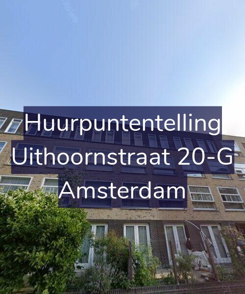 Foto gevel Huurpuntentelling voor Uithoornstraat 20-G, Amsterdam