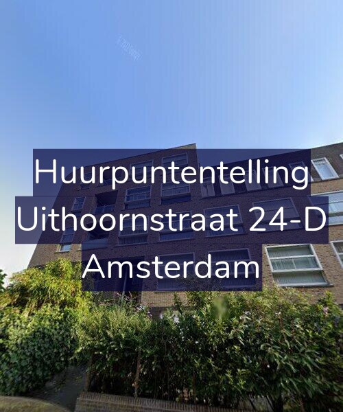 Foto gevel Huurpuntentelling voor Uithoornstraat 24-D, Amsterdam